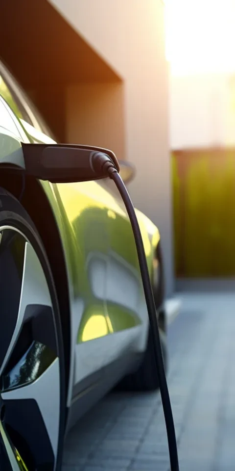 image of an electric vehicle charging