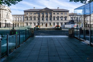 Leinster House, Kildare Street, the seat of the Oireachtas, the parliament of Ireland.