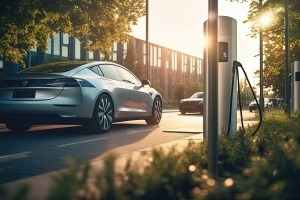 Infrastructure image of EV charging