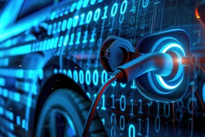 EV car electric plug and battery charger